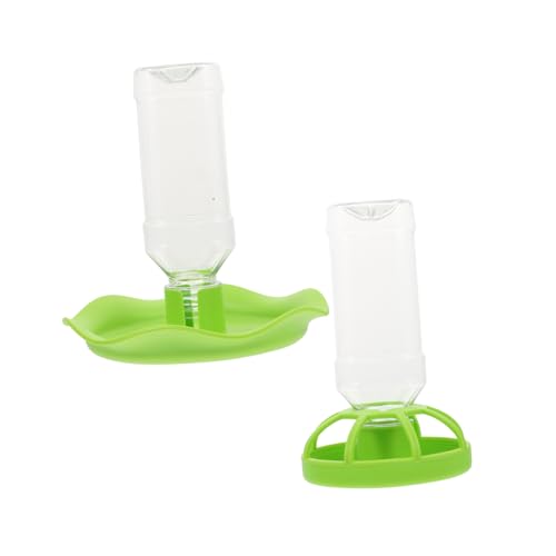 MERRYHAPY 2sets Crawling Pet Food Feeder Tortoise Water Basin Easy Clean Reptile Water Feeders