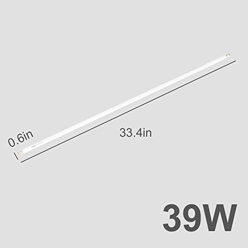 REPTI ZOO 34" T5 HO 10.0 UVB Bulb Desert Reptile UVB Lamps 39W - size: 39W