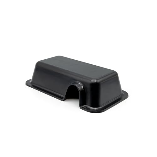 Pangea Reptile Hide Box (A - Mini 5.5"x3"x1.5") - Fits Most Standard Shoe Case Rack Units, Usable as Snake Tank Accessories, Good for Hatchling Ball Python, Boas, Baby Leopard Gecko, Lizards - size: A- Mini