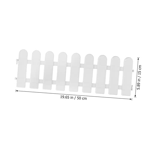 Ipetboom Outdoor Pet Fences 8 Pcs Tortoise Enclosure Playpen Easy Install Predator Proof Turtle Fence Safe Pet Isolation Gate 19.68X5.90X0.78In