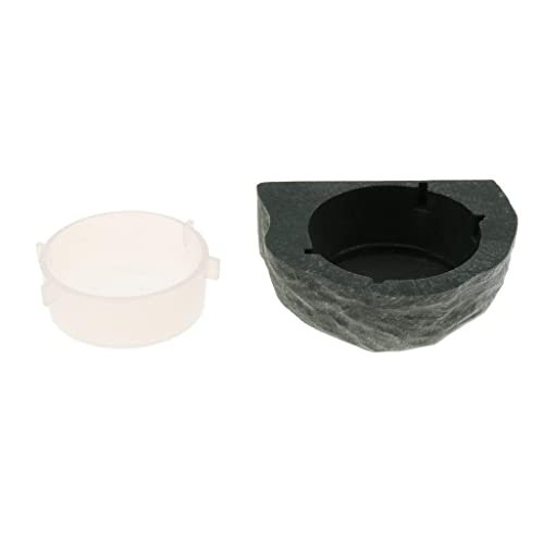 Magnet Gecko Feeder Ledge Single Bowl for Reptile Food and Water Feeding Dish for Lizard Spider Crested Gecko