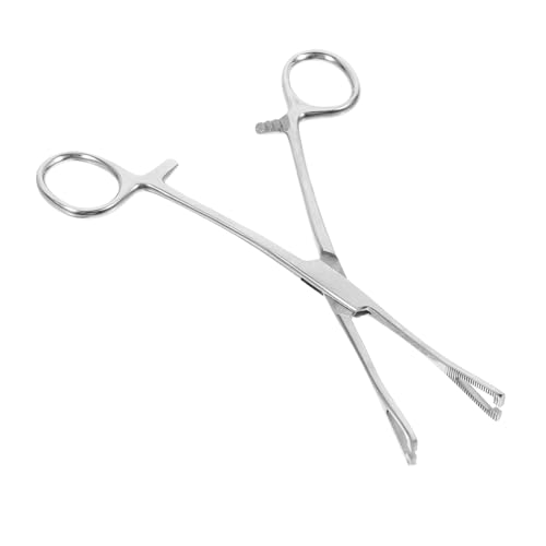 Stainless Steel Reptile Feeding Tong for Snakes Long Handle Snake Feeding Tongs Reptile Catching Tool Gentle Tips