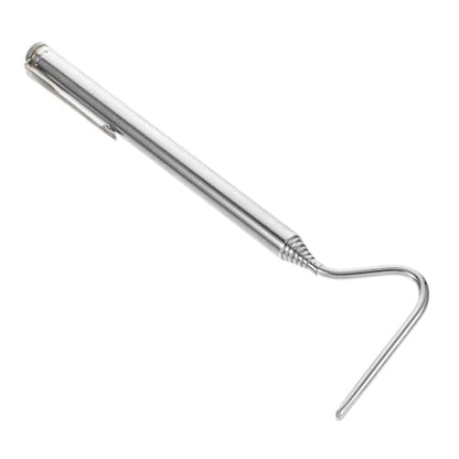 Sosoport Portable Snake Hook Stainless Steel Handling Tool for Safe Snake Capture and Control for Reptile Enthusiasts and Outdoor Adventures