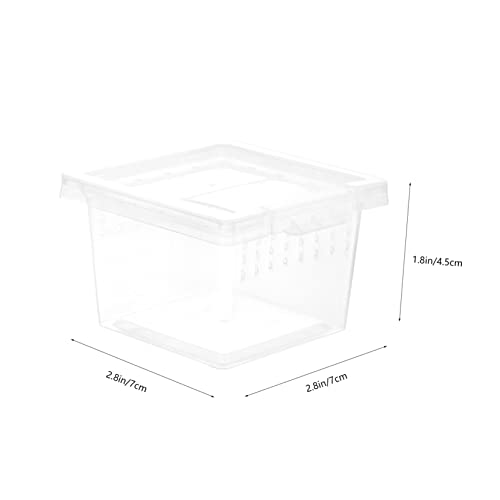 Reptile Breeding Box Transparent and Lizard Feeding Case Ventilation for Optimal Pet Growth and Easy Observation Habitat for Geckos and