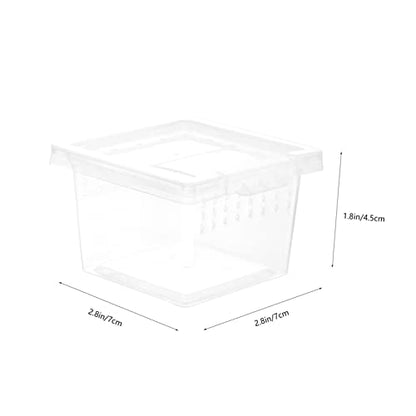 Reptile Breeding Box Transparent and Lizard Feeding Case Ventilation for Optimal Pet Growth and Easy Observation Habitat for Geckos and