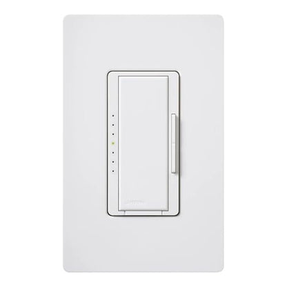Lutron Maestro PRO LED+ Tap Dimmer Switch for 250W LED, 500W ELV, 400W MLV, Single Pole/Multi-Location, Neutral Wire Optional, MA-PRO-WH, White - color: White, size: 1 Pack, style: PRO Dimmer
