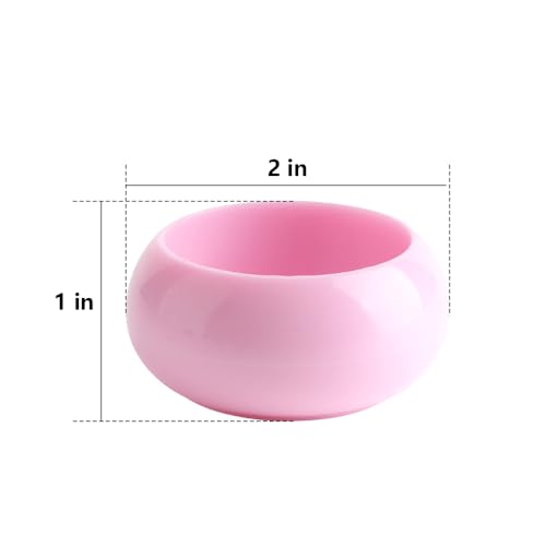 3 Pcs Worm Dish Reptile Food Bowl Tarantula Water Bowl for Spider Tarantula Gecko Lizard Small Reptile