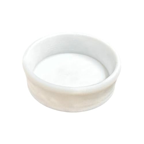 Reusable Gecko Ledge Feeder Cup Inserts – 3D Printed Eco-Friendly Plastic, 1.5” & 2” Sizes, Compatible with Magnetic & Suction Cup Reptile Feeding Ledges (White, 1.5 INCH) - color: White, size: 1.5 INCH