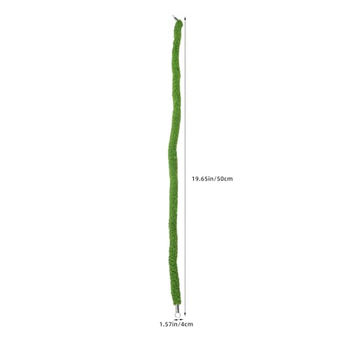 Reptile Vine for Terrarium Tank - Climbing Rope Swing for Snakes & Lizards - Bendable Artificial Vine Moss Rope Lizard Climbing - Jungle Scenery Reptile Enclosures