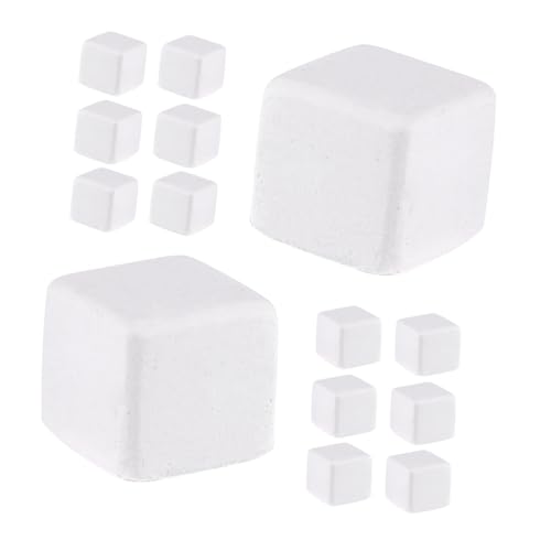 Toddmomy 30pcs Climbing Pet Calcium Block Frog Chameleon Reptiles Amphibian Health Products Frog Chameleon Health Reptiles Turtle Accessories Lizard Mineral White