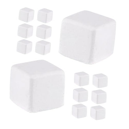 Toddmomy 30pcs Climbing Pet Calcium Block Frog Chameleon Reptiles Amphibian Health Products Frog Chameleon Health Reptiles Turtle Accessories Lizard Mineral White