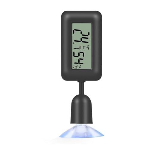 Mini Thermometer Indoor Digital Temperature Humidity Meter forTerrarium Reptile Accessories forHumidor, Thermostat Reptile Tank
