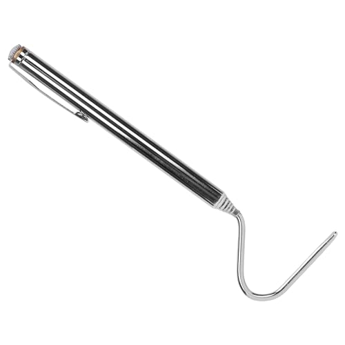 Collapsible Snake Hook 27" Stainless Steel Extensible Snake Catcher Capture Hook Snake Shaft Retractable Reptile Hook Portable Mini Snake Hook Snake Tongs and Snake & Reptile Hook Snake Catching