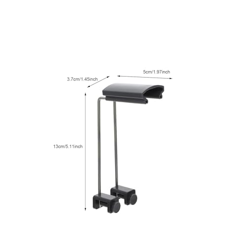 2pcs Fixtures Lamp Holders Light Rack Professional Led Support Accessories Decoration Tank Grass Water for Holder Stands Aquarium Plastic on Clip Mount Stand Plant Fish Reptile