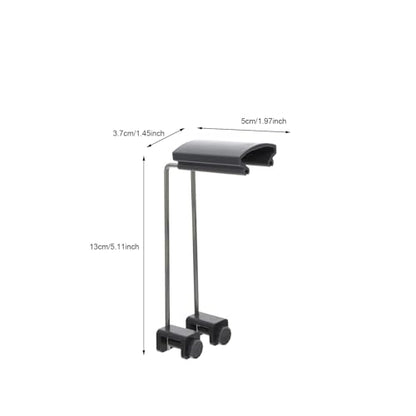 2pcs Fixtures Lamp Holders Light Rack Professional Led Support Accessories Decoration Tank Grass Water for Holder Stands Aquarium Plastic on Clip Mount Stand Plant Fish Reptile
