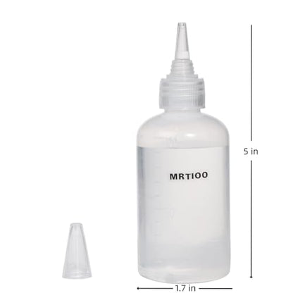 2 pcs Crested Gecko Food and Water Feeding Bottle, Reptile Feeder Bottle, for Lizard and Other Small Pet Ledge Accessories Supplies - 3.4 Oz