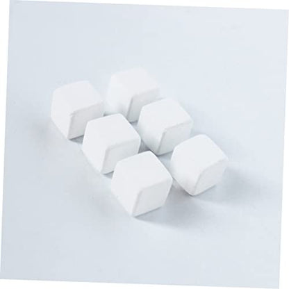 SaditY 30 Pcs Terrapin Calcium Reptisoil Reptiles Turtle Calcium Turtle Supplies Bearded Dragon Calcium Powder Reptile Mineral Calcium Reptile Tank Calcium Stone White Box