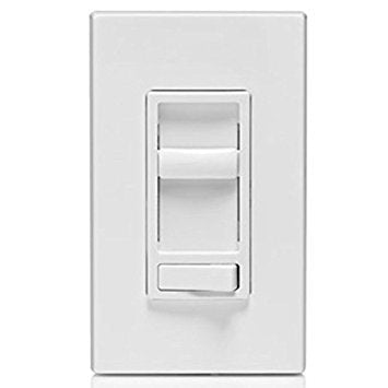 Leviton R62-06674-P0W SureSlide Universal Incandescent Dimmer White (6 Pack) - color: White, size: 12 Pack