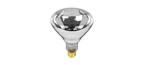 Satco S4999 Medium Light Bulb in Bronze/Dark Finish, 6.50 inches, 1 Count (Pack of 1), Clear Heat