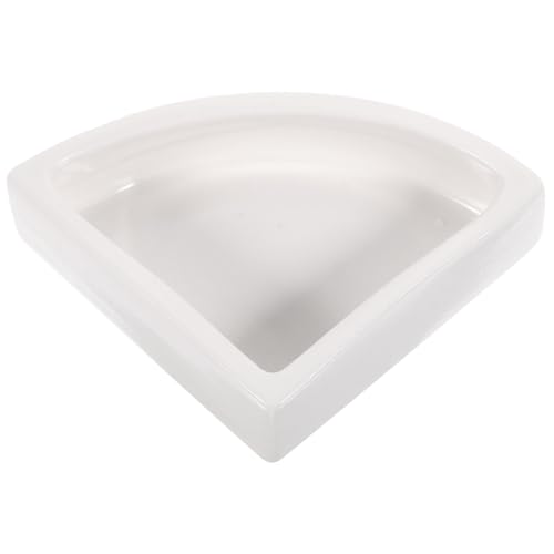 Milisten Reptile Water Dish Ceramic Feeding Bowl for Lizards Snakes and Geckos Escape Design for Food and Water Storage for Reptiles