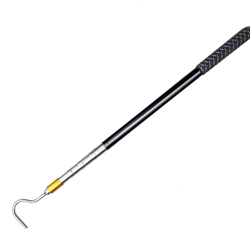Light Weight Awning Opener Poles Stainless Steel Pull Rod Snake Hook Telescopic Catcher Tool for Easy to Setups