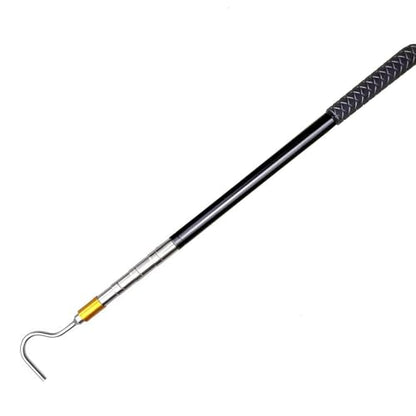 Light Weight Awning Opener Poles Stainless Steel Pull Rod Snake Hook Telescopic Catcher Tool for Easy to Setups