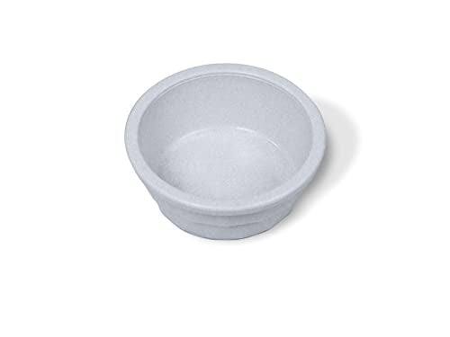 Van Ness Pets Crock Style Heavyweight Medium Bowl, 20 Ounce Food And Water Dish For Cats And Dogs, Greystone - color: Greystone, size: Medium (20 fl oz) - Pack of 1
