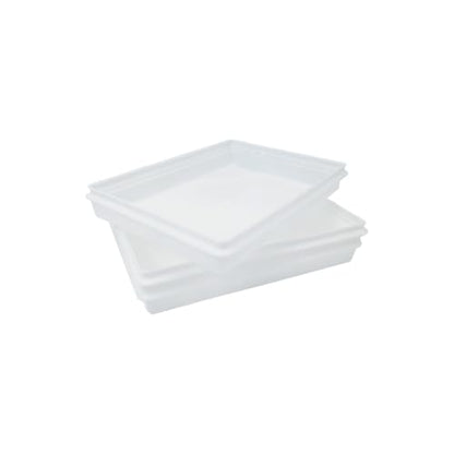 Fish Tubs/Food Storage Bins 10lb 11.5" x 15.5" x 2", Pack of 20- Shallow Container Bases Only, Lids not Included - size: 11.5 x 15.5 x 2 Inch (Pack of 20)
