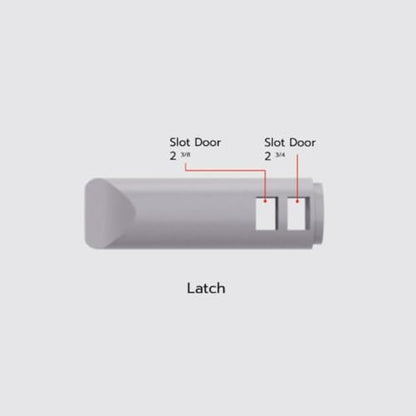 Generic HLOCK Temporary High-Resistant, Self-Closing Plastic Latch/Lock for Secure Door Protection - Ideal for Construction Sites, Offices, and Homes - Easy Installation Three (3) Pieces
