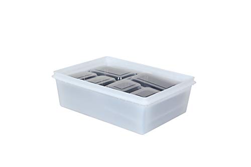 Fish Tubs/Food Storage Bins 25lb 11.5" x 15.5" x 5", Pack of 20- Deep Container Bases Only - size: 20 Deep Bases