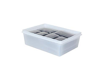Fish Tubs/Food Storage Bins 25lb 11.5" x 15.5" x 5", Pack of 20- Deep Container Bases Only - size: 20 Deep Bases