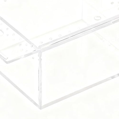 Spider Terrarium, Transparent Breeding Feeding Box, Acrylic Snake Enclosure Feature, Reptile and Amphibian Habitat Design with Usage for Lizard Frog Turtle Observation Breeding Feeding Pet Home
