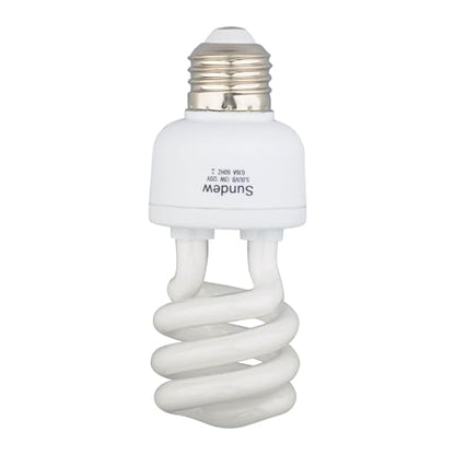 Sundew 5.0 UVB Compact Fluorescent Reptile Light Bulb, Tropical Terrarium Lamp for Reptiles and Amphibians, E26 Base, 120V