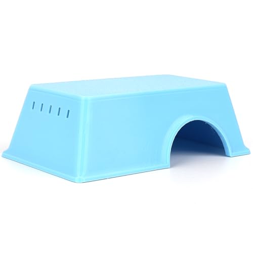 Snake Hide, Leopard Gecko Tank Accessories for Reptile Ball Python Crested Gecko Lizard Bearded Dragon - BlueHideM - color: Blue, size: Medium