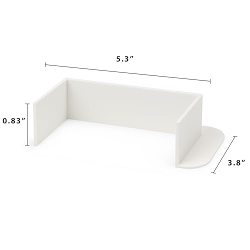 CTWPets Aquarium Feeding Barrier - Substrate Retention Wall for Shrimp, Snail & Pleco | Bare Bottom Cove for Easy Feeding & Cleanup (Black)