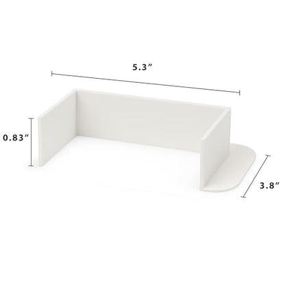 CTWPets Aquarium Feeding Barrier - Substrate Retention Wall for Shrimp, Snail & Pleco | Bare Bottom Cove for Easy Feeding & Cleanup (Black)