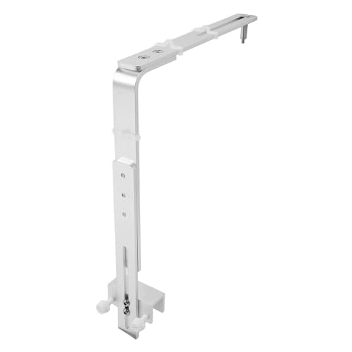 Jiawu Fish Tank Light Stand, Adjustable Height Lightweight Aluminum Alloy High Stability Fish Tank Light Bracket, Reptile Lamp Stand with Hex Wrench Screws for Aquariums Reptile Tanks (Silver) - color: Silver