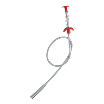HARFINGTON Flexible Grabber Claw Pick Up Tool 0.47" Dia. 24" 4 Claws Stainless Steel Cleaning Hook Unclog Sink Sewer Hair Drain Cleaner Tools Sink Unclogger for Toilet Bathtub Sewer, Silver - size: 24 Inch