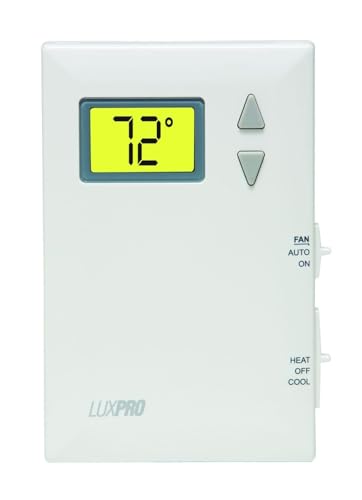 Lux Pro PSD011B Digital Non-Programmable Thermostat for Home, 1 Heat, 1 Cool - style: PSD011B