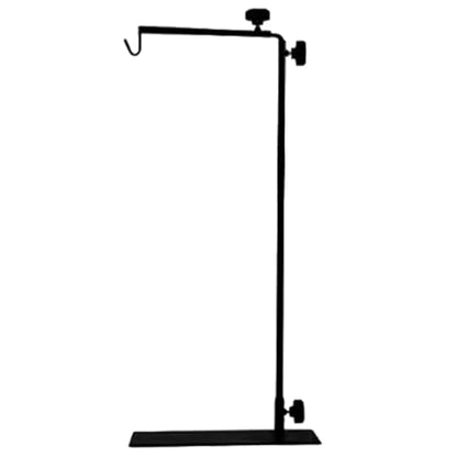 Reptile Lamp Stand Detachable & Extendable Metal Aquarium Light Riser with Hook and Stand Width Height Adjustable for Amphibian Terrarium Aquarium Tank|Terrarium Heat Lamps Mats