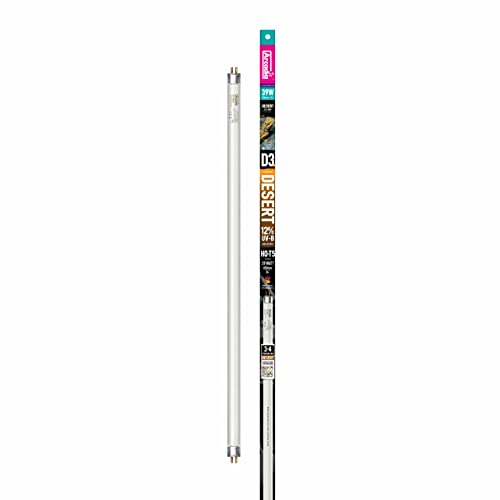 Arcadia Reptile D3 Desert T5 UVB Lamp 6% (39W) - High Output Flicker-Free UVB Tube for Forest Species, Full Spectrum Daylight, 12-Month Lifespan, Reptile Tank Accessories for Gecko, Snake, Turtle