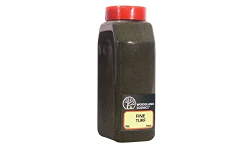 Woodland Scenics T1341 Fine Turf Shaker Soil/50 Cu. in.
