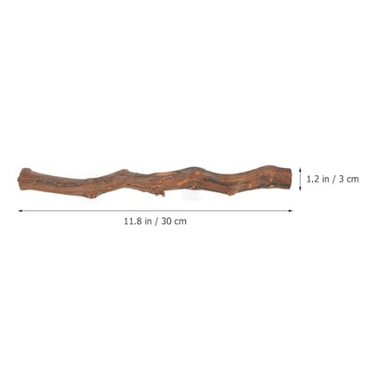 2pcs,Reptile Branch Decor, Natural Forest Branch Terrarium Climb Corner Tree Branch Background Decoration Plant Decoration with Suction Cup for Snake Lizard and Leopard Gecko