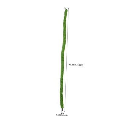 Alasum Reptile Climbing Vines Terrarium Rope 50cm Simulation Moss Vine for Leopard Gecko Habitat for Lizard Tank Accessories