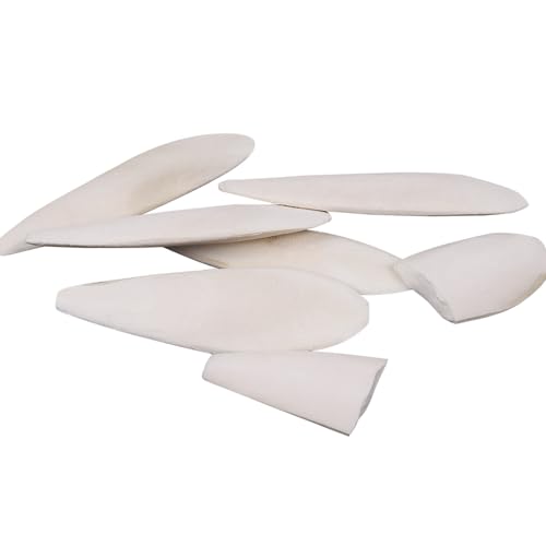 6 Pcs Natural Cuttlebone for Birds Parakeets Pure Cuttlebone Calcium Stone for Parakeets Canaries Cockatiels Tortoise Turtles Cockatiel 11-11.5cm /4.3-4.5”