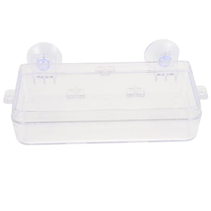 Anti-Escape Reptile Feeder Bowl Suction Cup, Water and Food Dish for Gecko and Lizard, Sturdy Pet Feeding Basin for Terrarium Use