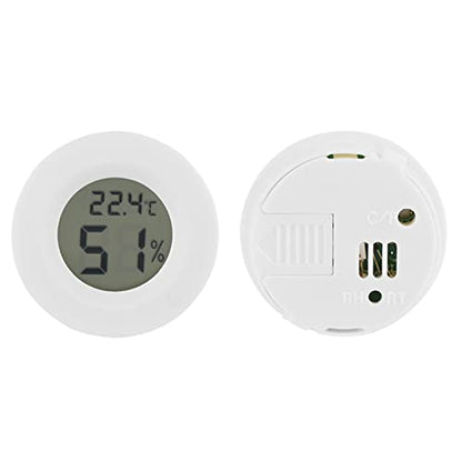 GOWENIC Digital LCD Temperature Humidity Meter, Thermometer Hygrometer, Reptile Pet Gauge with Probe, Digital Hygrometer for Terrarium