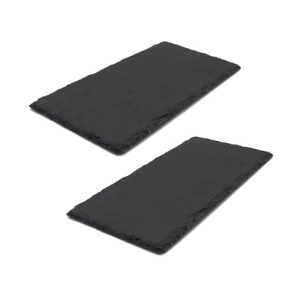 JIH Reptile Basking Platform, Natural Rock Reptile Food Bowl Tortoise Feeding Dish Habitat Decor. (30x15cm 2pcs) - size: 30x15cm 2pcs