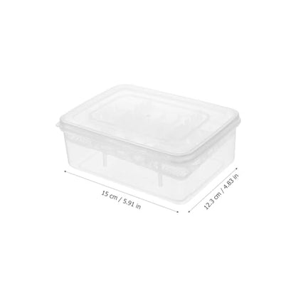 2pcs Reptiles Egg Incubator Habitat Cage Feeding Hatching Container Incubator Reptile Breeding Box 16 Holes Portable Plastic Mini Pet Houses for Hatching Reptile Spider Snake