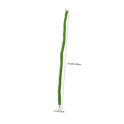 ULTECHNOVO Realistic Jungle Vines Climbing Rope for Reptiles and Snakes with Enhanced Grip Surface and Stable Climbing Support, Plush and Plastic Material Rope with Suction Cup Hook